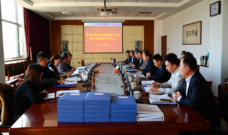 冰球突破豪华版官方网站顺利通过青岛市市校共建第五批高职重点专业期末验收检查  