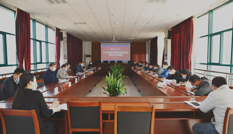 冰球突破豪华版官方网站召开2020年艺术类专业校考工作培训会