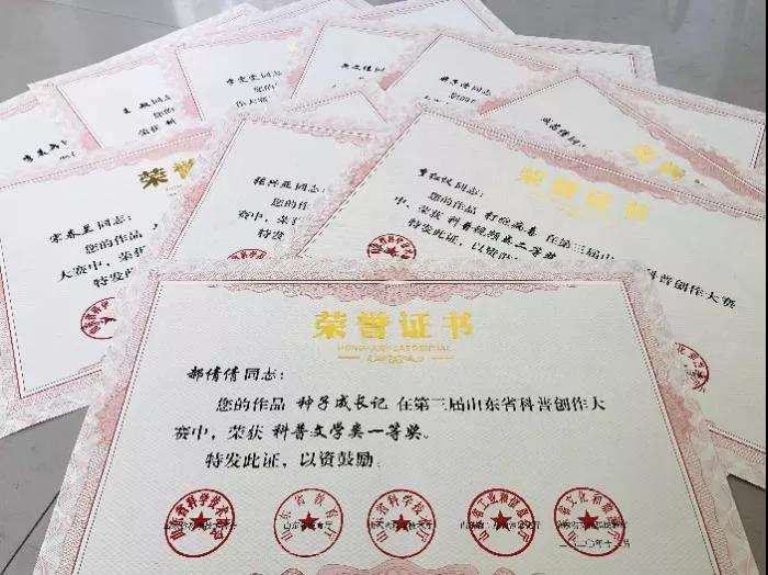 喜报，我们又获奖了！