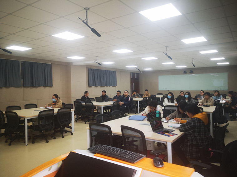 天津理工大学严玲教授为冰球官网教师作“教学论文经验”分享报告