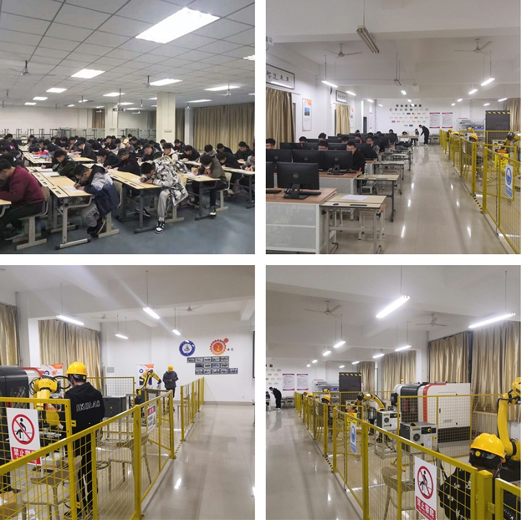 第7期FANUC工业机器人程序员资格鉴定在冰球突破豪华版官方网站举行