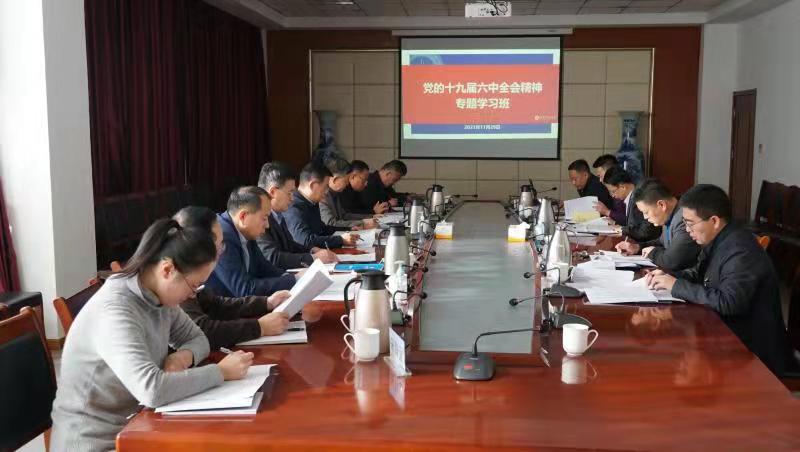 冰球官网举办学习贯彻党的十九届六中全会精神专题学习班