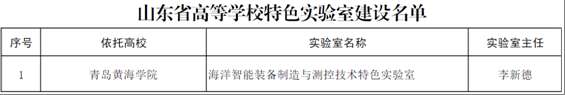 冰球官网2个平台获批山东省高等学校实验室体系建设项目