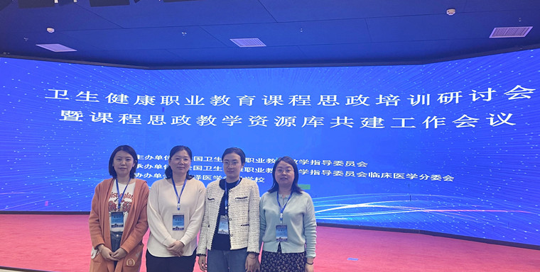 冰球官网教师参加卫生健康职业教育课程思政培训研讨会