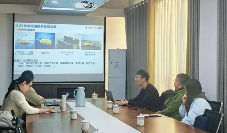 青岛澎湃海洋探索技术有限公司与大数据学院达成合作意向