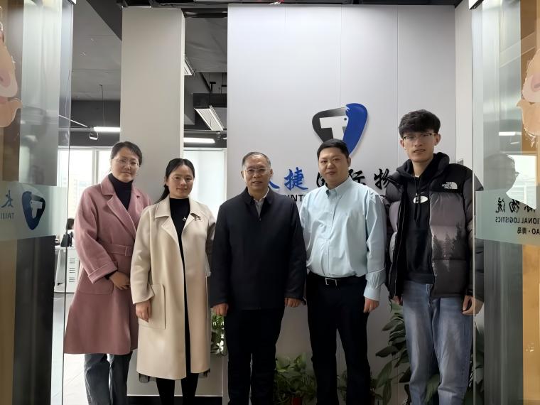 语言文化学院赴青岛太捷国际物流有限公司开展访企拓岗专项活动