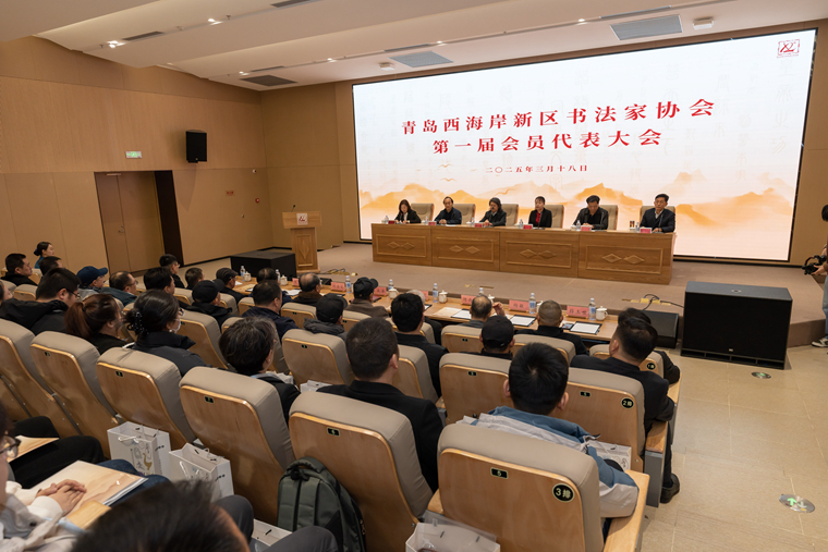冰球突破豪华版官方网站参加青岛西海岸新区书法家协会第一届会员代表大会及理事会会议