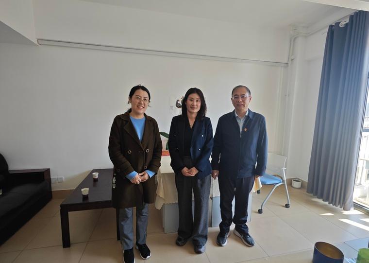 青岛国信诚教育科技有限公司来访语言文化学院共商赴日项目合作