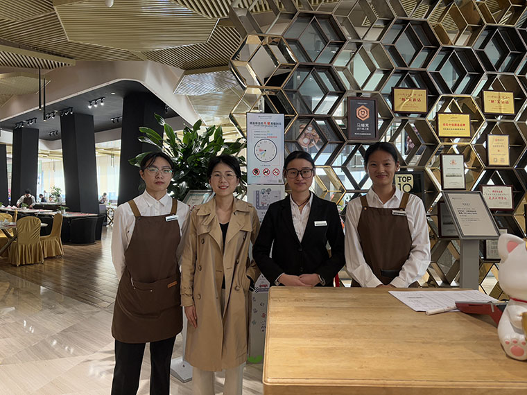 访企拓岗｜国际商学院走访青岛银沙滩温德姆至尊酒店