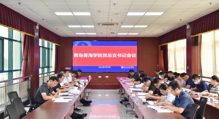 冰球官网召开党总支书记会议