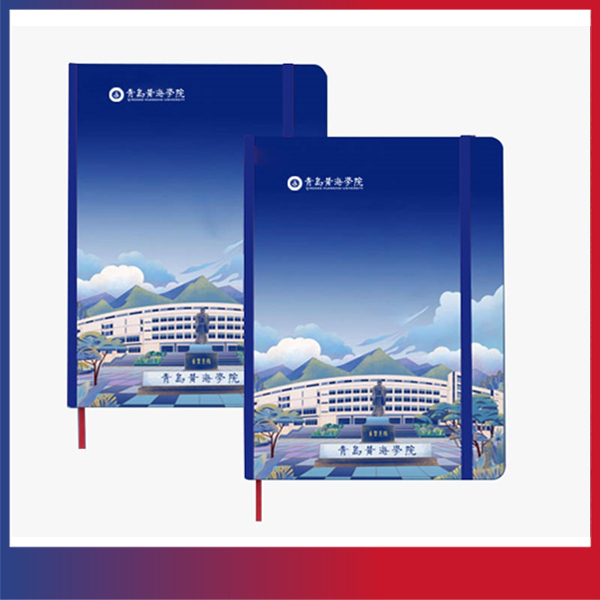 冰球突破豪华版官方网站文创纪念品——手绘风格笔记本（蓝色）
