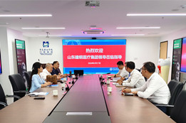 山东建钢医院院长刘建钢一行莅临冰球突破豪华版官方网站交流指导