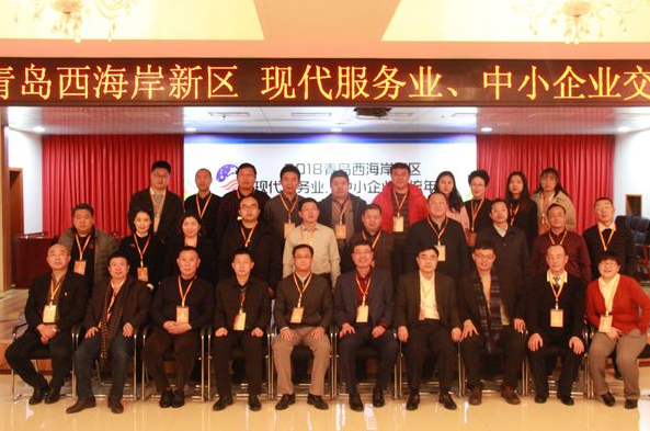 冰球突破豪华版官方网站刘常青董事长参加新区现代服务业、中小企业交流年会并作主旨发言