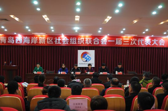 青岛市西海岸新区社会组织联合会一届三次代表大会在冰球官网举行