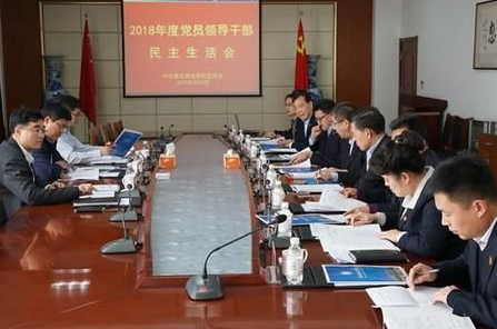 冰球突破豪华版官方网站领导班子召开2018年度民主生活会